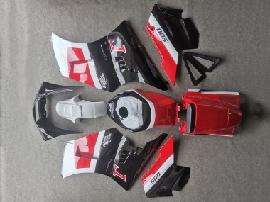 Beste Suzuki RG400 RG500 RG400/500 Motorrad Verkleidung 1984-1987 - Weiss Rot Schwarz