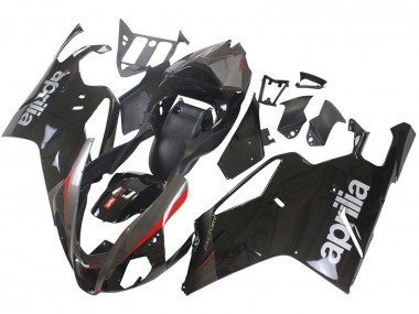 Beste Aprilia RSV1000 Motorrad Verkleidung 2003-2006 - Glanzendes Schwarz Grau Rot