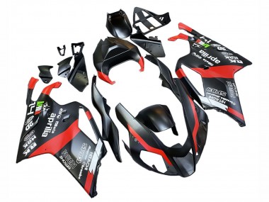 Beste Aprilia RSV1000 Motorrad Verkleidung 2003-2006 - Schwarz Rot