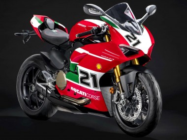 Beste Ducati Panigale V2 Motorrad Verkleidung 2020-2024 - Weiss Rot Grun Matt Schwarz Corse 21