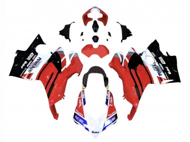Beste Ducati Panigale V4 V4S Motorrad Verkleidung 2018-2019 - Rot Blau Glanzendes Schwarz Flex-Box Givi