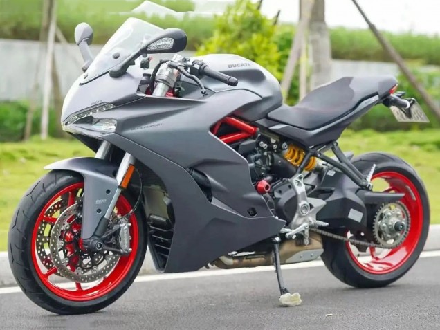 Beste Ducati Supersport 939/939S Motorrad Verkleidung 2017-2022 - Grau