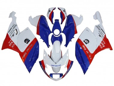 Beste BMW K1200S Abs Verkleidungen 2005-2010 - Weiss Rot Blau