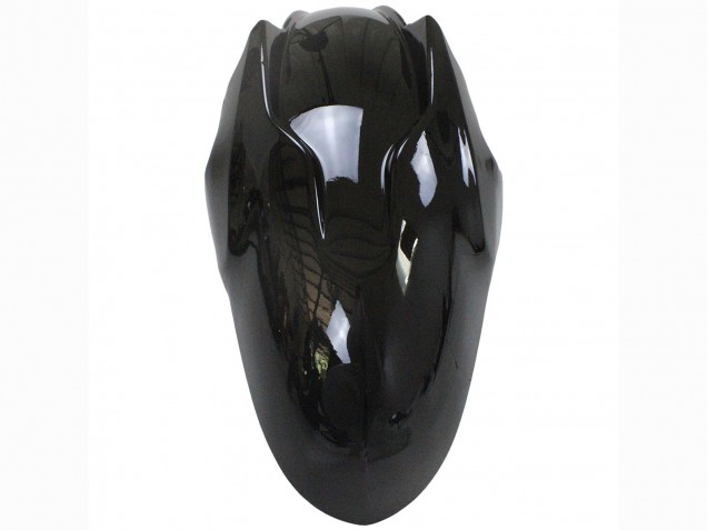 Beste BMW K1200S Motorrad Verkleidung 2005-2010 - Glanzendes Schwarz Matt Schwarz Blau Linie