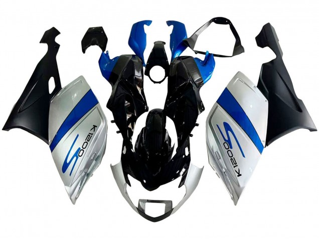 Beste BMW K1200S Motorrad Verkleidung 2005-2010 - Silber Blau Schwarz