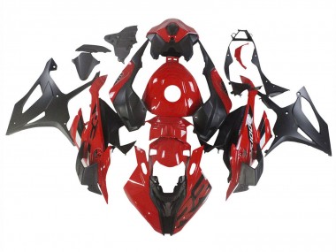 Beste BMW S1000RR Motorrad Verkleidung 2023-2024 - Rot Matt Schwarz