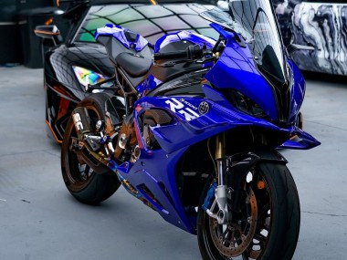 Beste BMW S1000RR Motorrad Verkleidung 2023-2024 - Glanzendes Dunkel Blau