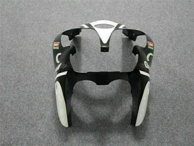 Beste Kawasaki ZX6R Motorrad Verkleidung 2000-2002 - Weiss Rot Gelb Grun Glanzendes Schwarz Stern EuroBet