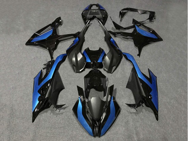 Beste BMW S1000RR Motorrad Verkleidung 2019-2022 - Schwarz Blau