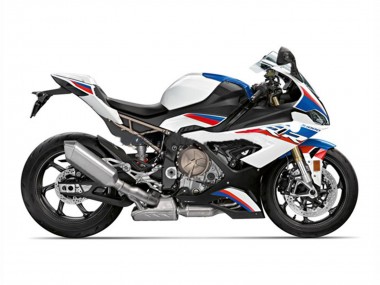 Beste BMW S1000RR Motorrad Verkleidung 2019-2022 - Blau Weiss Rot