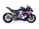 Beste BMW S1000RR Motorrad Verkleidung 2019-2022 - Weiss Schwarz Blau Rot