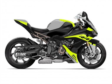 Beste BMW S1000RR Motorrad Verkleidung 2019-2022 - Schwarz Gelb Grau