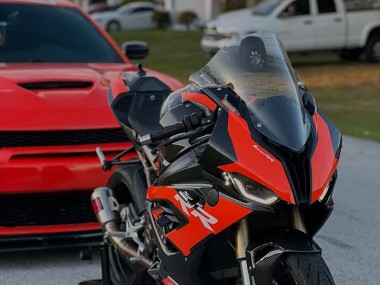 Beste BMW S1000RR Motorrad Verkleidung 2019-2022 - Rot Schwarz