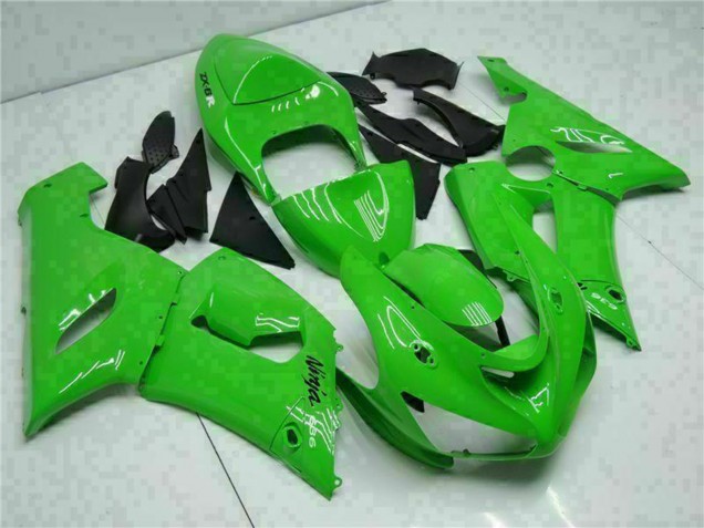 Beste Kawasaki ZX6R Motorrad Verkleidung 2005-2006 - Grun