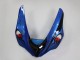 Beste Kawasaki ZX6R Motorrad Verkleidung 2005-2006 - Blau Gelb Schwarz Hai