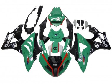 Beste BMW S1000RR Motorrad Verkleidung 2009-2014 - Grun Rot Schwarz