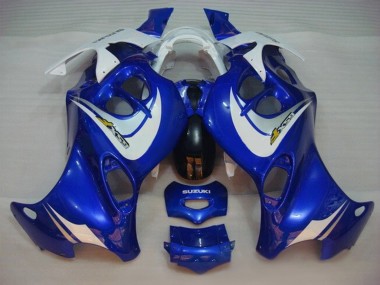 Beste Suzuki GSX600F/GSX750F Motorrad Verkleidung 2004-2006 - Blau Weiss