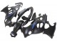 Beste Suzuki GSX600F/GSX750F Motorrad Verkleidung 2004-2006 - Matt Schwarz mit Blau Logo