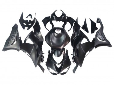 Beste Kawasaki ZX6R Motorrad Verkleidung 2023-2025 - Matt Schwarz