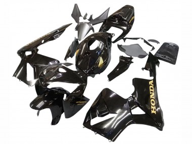Beste Honda CBR600RR Motorrad Verkleidung 2005-2006 - Schwarz mit Gold Logo