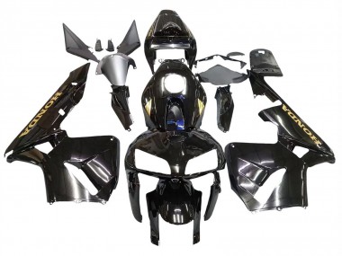 Beste Honda CBR600RR Motorrad Verkleidung 2005-2006 - Schwarz mit Gold Logo