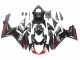 Beste Suzuki GSXR 600 / GSXR 750 Motorrad Verkleidung 2011-2024 - Schwarz Grau Rot Linie
