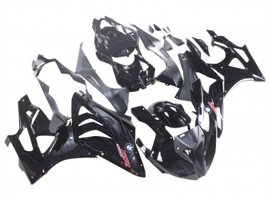 Beste BMW S1000RR Motorrad Verkleidung 2009-2014 - Glanzendes Schwarz