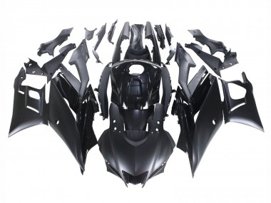 Beste Yamaha YZF R3/R25 Motorrad Verkleidung 2022-2024 - Matt Schwarz