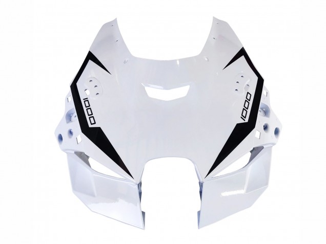 Beste Kawasaki ZX10R Motorrad Verkleidung 2021-2025 - Weiss Schwarz