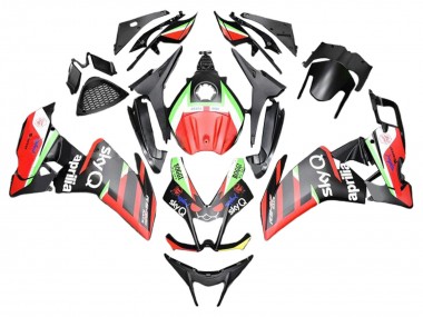 Beste Aprilia RS4 50 125 Motorrad Verkleidung 2012-2018 - Rot Grun Schwarz