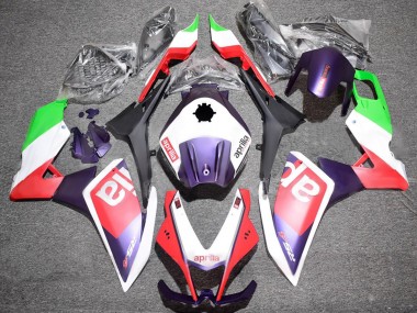 Beste Aprilia RS4 50 125 Motorrad Verkleidung 2012-2018 - Weiss Grun Rot Lila
