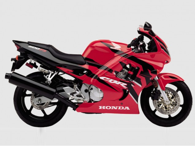 Beste Honda CBR600 F3 Motorrad Verkleidung 1997-1998 - Rot Glanzendes Schwarz