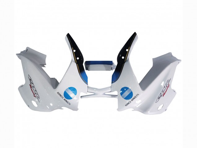 Beste Honda CBR600 F3 Motorrad Verkleidung 1997-1998 - Weiss Blau Glanzendes Schwarz