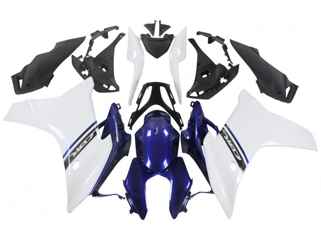 Beste Honda CBR600F Motorrad Verkleidung 2011-2013 - Weiss Blau