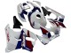 Beste Honda CBR900RR 893 Motorrad Verkleidung 1992-1993 - Weiss Rot Dunkel Blau