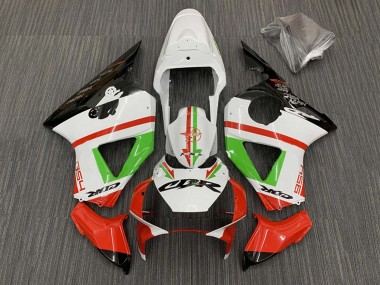 Beste Honda CBR900RR 954 Motorrad Verkleidung 2002-2003 - Weiss Rot Grun Glanzendes Schwarz