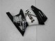 Beste Kawasaki EX250 Motorrad Verkleidung 2008-2012 - Glanzendes Schwarz Weiss West