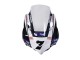 Beste Ducati Panigale 899/1199 Motorrad Verkleidung 2011-2014 - Weiss Schwarz Blau Fiamm Ficc 7