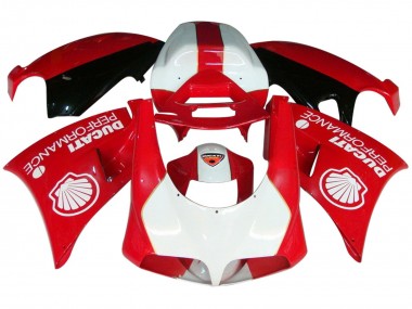 Beste Ducati 959/1299 Motorrad Verkleidung 2015-2020 - Weiss Rot Glanzendes Schwarz Performance
