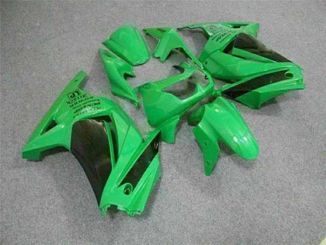 Beste Kawasaki EX250 Motorrad Verkleidung 2008-2012 - Grun Schwarz