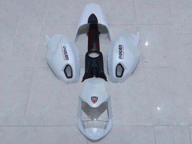 Beste Ducati Monster 696 796 1100 1100S Motorrad Verkleidung 2008-2012 - Weiss