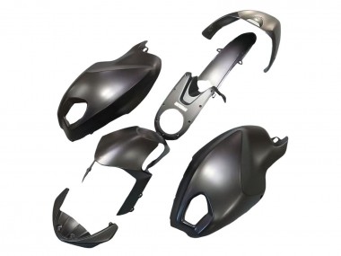 Beste Ducati Monster 696 796 1100 1100S Motorrad Verkleidung 2008-2012 - Matt Schwarz