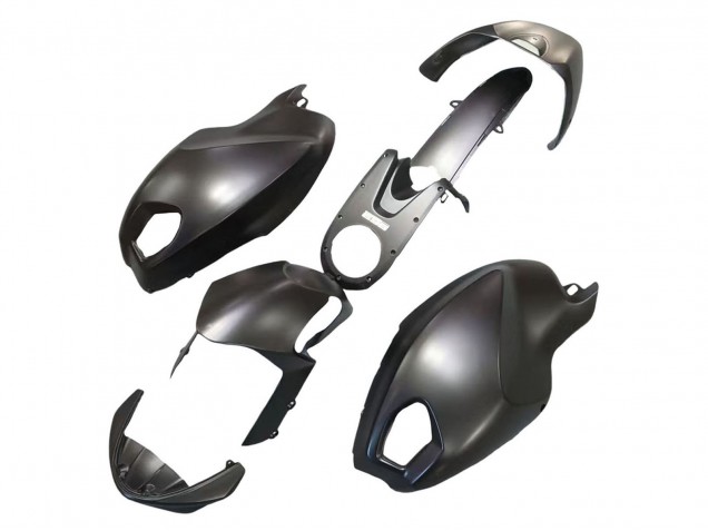 Beste Ducati Monster 696 796 1100 1100S Motorrad Verkleidung 2008-2012 - Matt Schwarz