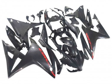 Beste Honda CBR500R Motorrad Verkleidung 2016-2018 - Schwarzes Carbonfaser Rot
