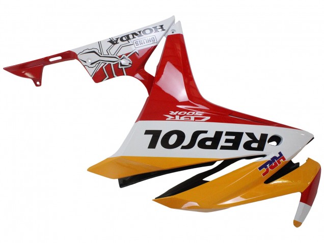 Beste Honda CBR500R Motorrad Verkleidung 2016-2018 - Gelb Weiss Rot Repsol HRC