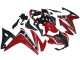Beste Honda CBR500R Motorrad Verkleidung 2016-2018 - Rot Weiss Matt Schwarz