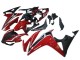 Beste Honda CBR500R Motorrad Verkleidung 2016-2018 - Rot Weiss Matt Schwarz