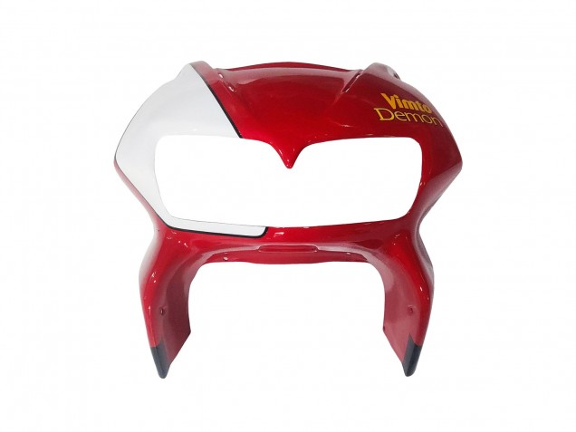 Beste Honda VFR 800 Motorrad Verkleidung 1998-2001 - Rot Weiss Glanzendes Schwarz Vimto