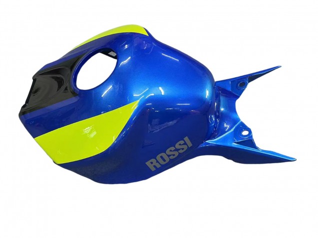 Beste Honda CBR1000RR Motorrad Verkleidung 2006-2007 - Blau Fluoreszierendes Grun Glanzendes Schwarz Hai 46