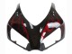 Beste Honda CBR1000RR Motorrad Verkleidung 2006-2007 - Glanzendes Schwarz Rot Flamme
